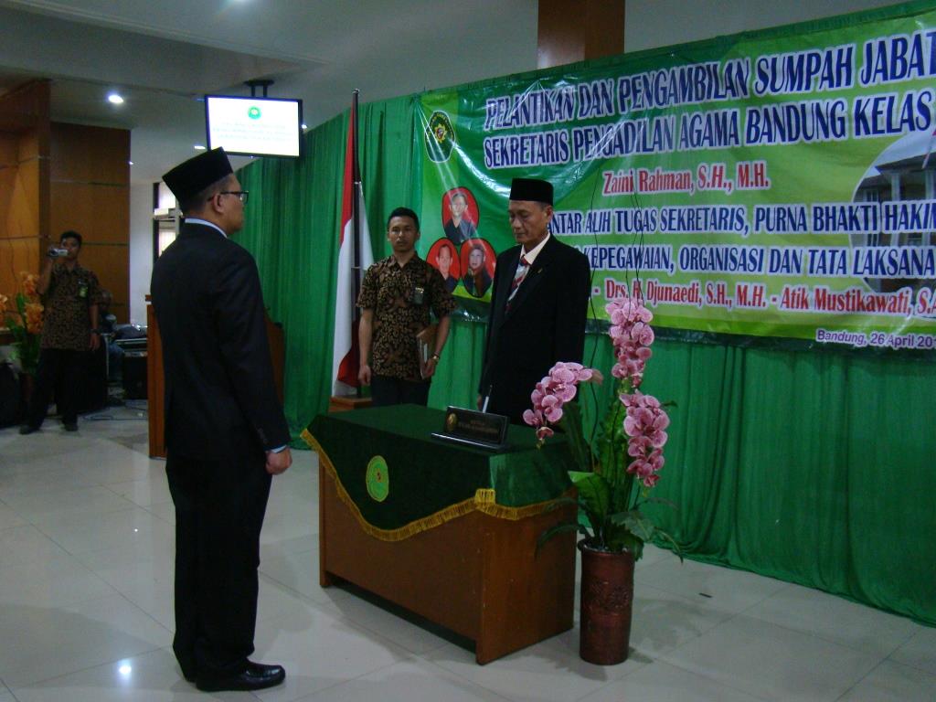 Pelantikan Sekretaris 1