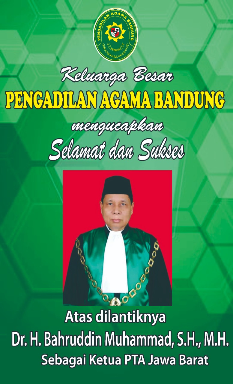 Ucapan Selamat KPTA Jawa Barat